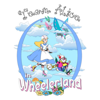 Team Alice in Wheelerland - Mens Ice Tee Design