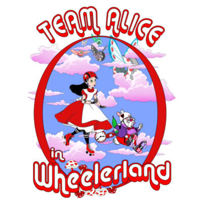 Team Alice in Wheelerland - Special Red Edition - Womens Ringer Tee Design
